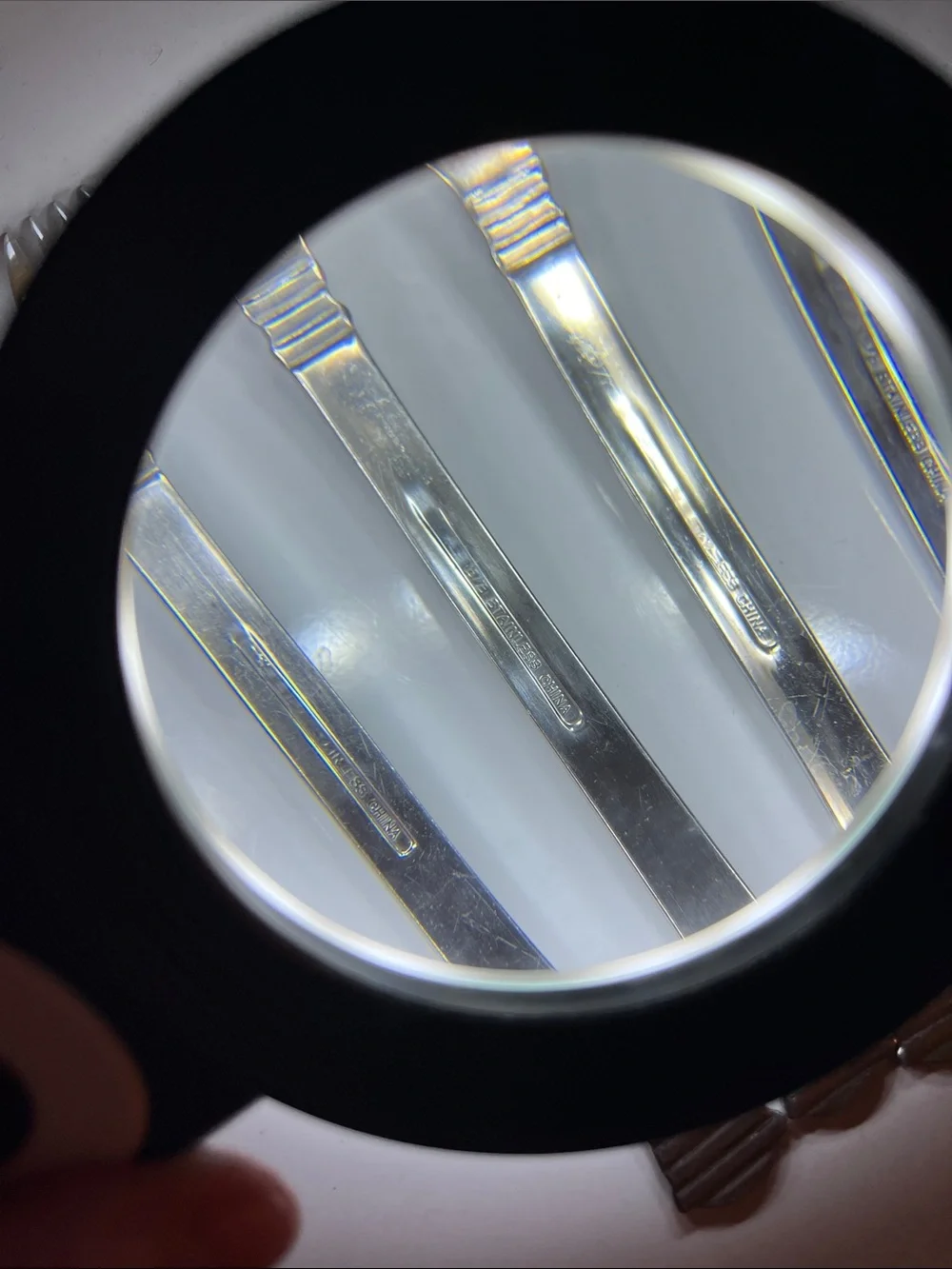 Towle Classique Bands 18/8 glossy stainless flatware set of 5 dinner forks VGUC